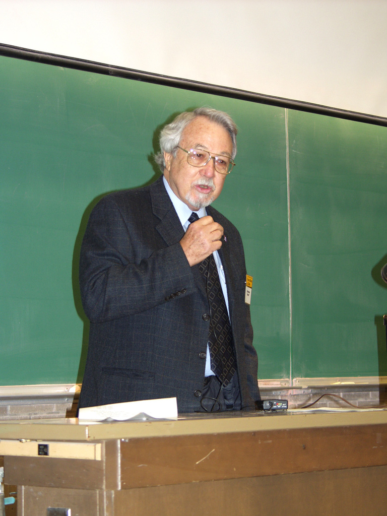 Norman Ness at Van Allen Hall lecture